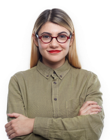 waist-up-shot-positive-attractive-young-european-woman-employee-student-wearing-red-lipstick-oval-glasses-smiling-confidently-keeping-arms-folded-posing-isolated 2